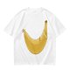 Olive Green T-Shirt With Large Banana Peel Graphic Print
