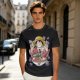 One Piece Luffy Ramen Peace Sign Anime Graphic T-Shirt