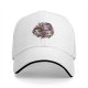 Black Baseball Cap With Chibi Warrior Girls Graphic Print