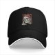 Black baseball cap with 'I Love My Job' grim reaper skull graphic