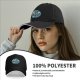 Black Baseball Cap With Stormy Sailing Ship Art Print