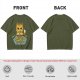 Grumpy Orange Cat Playing Settlers of Catan Board Game T-Shirt