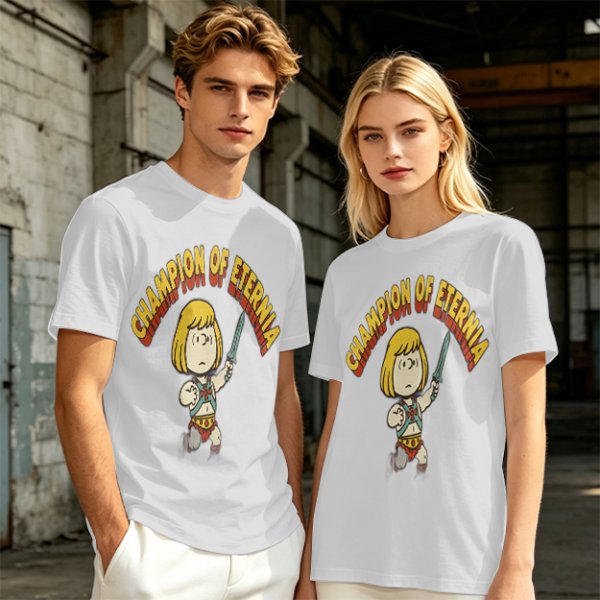 Champion of Eternia Cartoon Character Graphic T-Shirt
