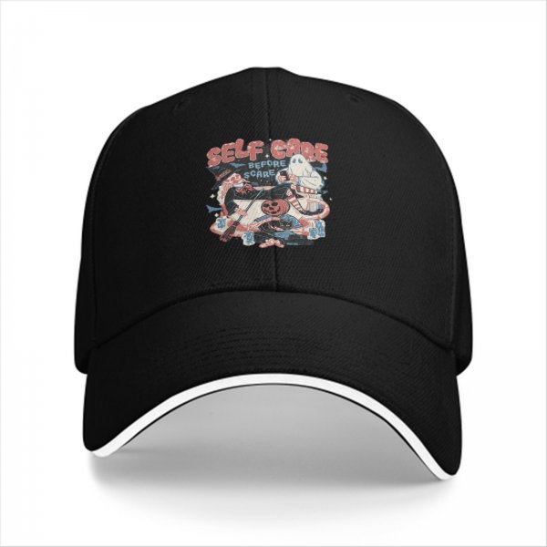 Self Care Before Scare Halloween Themed Baseball Cap