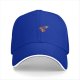 Black Baseball Cap With Detailed Pistol Graphic Design