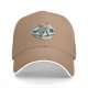 Black Baseball Cap with Howl’s Moving Castle Dancing Characters Print
