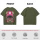 Olive T-Shirt with Tony Tony Chopper Lion Art Print