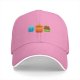 Black baseball cap with cute elemental creature graphic