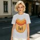 Olive T-Shirt With Cute Cartoon Hot Dog Graphic Print