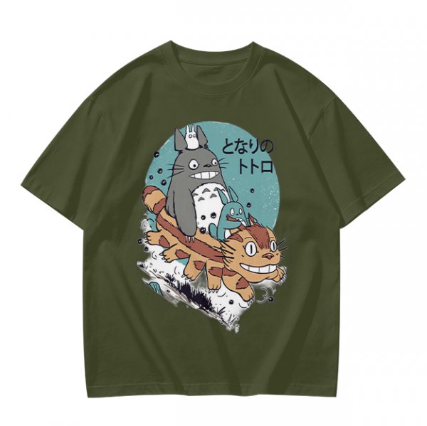 My Neighbor Totoro Characters Catbus Graphic T-Shirt