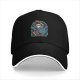 Black Baseball Cap with How to Train Your Dragon Toothless and Hiccup Print