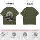 Olive Green T-Shirt With Legendary Hero Art Print