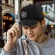 Black Baseball Cap With Wizard Force Fantasy Graphic Print