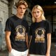 Olive green t-shirt with scientifically proven cats are better than you cat scientist print