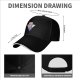 Black baseball cap with Stranger Things Steve Harrington Scoops Ahoy graphic