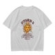Olive t-shirt with Vitamin D sun graphic print