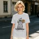 Olive t-shirt with Dalek holding burger and 'It's Dalektable' print