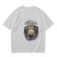 Olive Green T-Shirt with UFO Abducting Cow Graphic