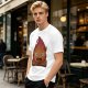 Olive T-Shirt With Cute Calcifer Fire Demon Print