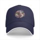 Black Baseball Cap With Chibi Warrior Girls Graphic Print