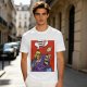 Olive T-shirt with He-Man slapping Skeletor comic print