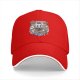 Black baseball cap with Hollow Knight ramen graphic print