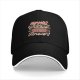 Black baseball cap with 'Humans? Whatever. Cats? Forever!' print