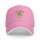 Black Baseball Cap With Cute Neko Ramen Cat Bowl Graphic
