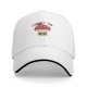 Black baseball cap with pretty fly mushroom graphic and sunglasses