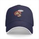 Black Baseball Cap With Cute Cartoon Jesus Graphic And Speech Bubble