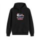 Black hoodie with 'Being Awesome Is Exhausting' unicorn graphic