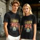 I Need a Huge Cup of Coffee Cat Graphic T-Shirt