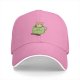 Black baseball cap with chihuahua in teacup graphic design