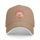 Black Baseball Cap with Cute Japanese Food Chef Character Graphic
