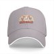 Black Baseball Cap With Cute Cat 'You're Doing Supurr!' Print