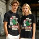 In My Defense It Was Wobbling Anyway Christmas Cat T-Shirt
