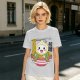 Owl-like character in ramen bowl graphic olive green t-shirt