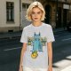 Olive T-Shirt With Grumpy Cat Feed Me And F Off Print