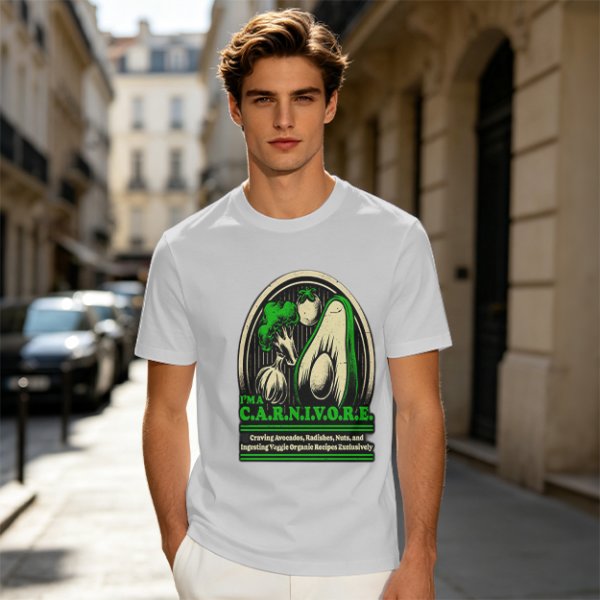 I'm a Carnivore Funny Vegetable Graphic T-Shirt