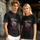 Olive T-Shirt With Relaxed Cat 'Tomorrow For A Better Today' Print