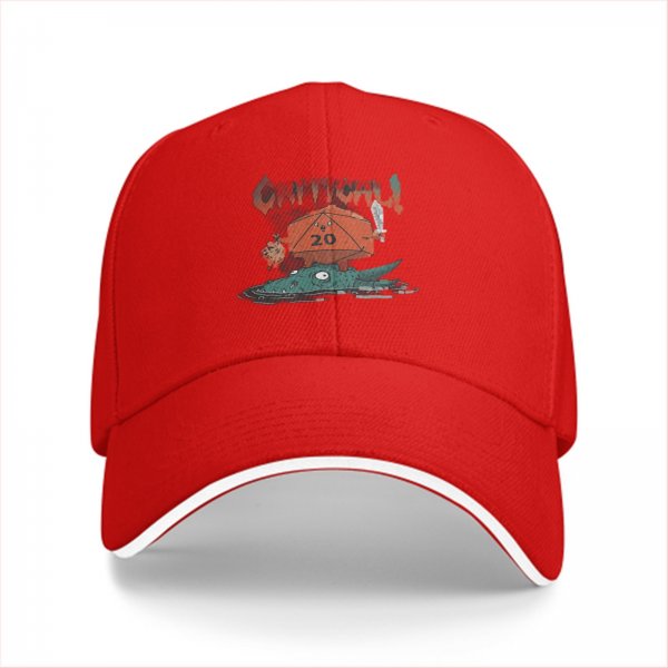 Critical Hit D20 Monster Slayer Graphic Baseball Cap