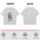 Olive green graphic t-shirt with Tonberry 'Good Night' print