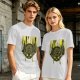 Olive Anime T-Shirt Featuring Chopper and Nakama Text