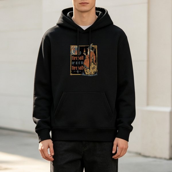 Fireball Or Not To Fireball Wizard D20 Hoodie For TTRPG Fans