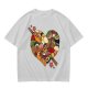 Olive T-Shirt With Heart Shaped Sushi Food Art Print