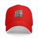 Black baseball cap with Howling Mad Tiki Lounge graphic print