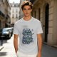 Olive graphic t-shirt with funny food and wine quote design