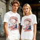 Olive Graphic T-Shirt With Sarcastic Skull Problem Quote