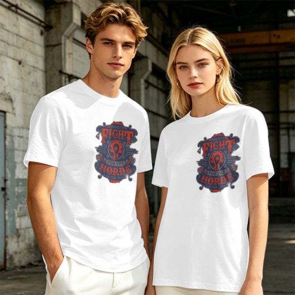 Olive Green Horde Themed Graphic T-Shirt For Fans