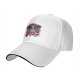 Black baseball cap with Hellfire Club The Freak graphic print
